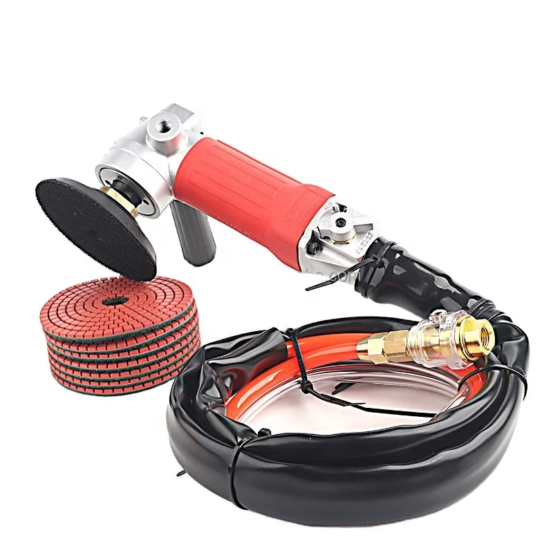 

4inch Wet Polishing Pneumatic Water Sander Powerful air Grinder Stone Polishing Marble Stone Pneumatic Sander From Manufacturer