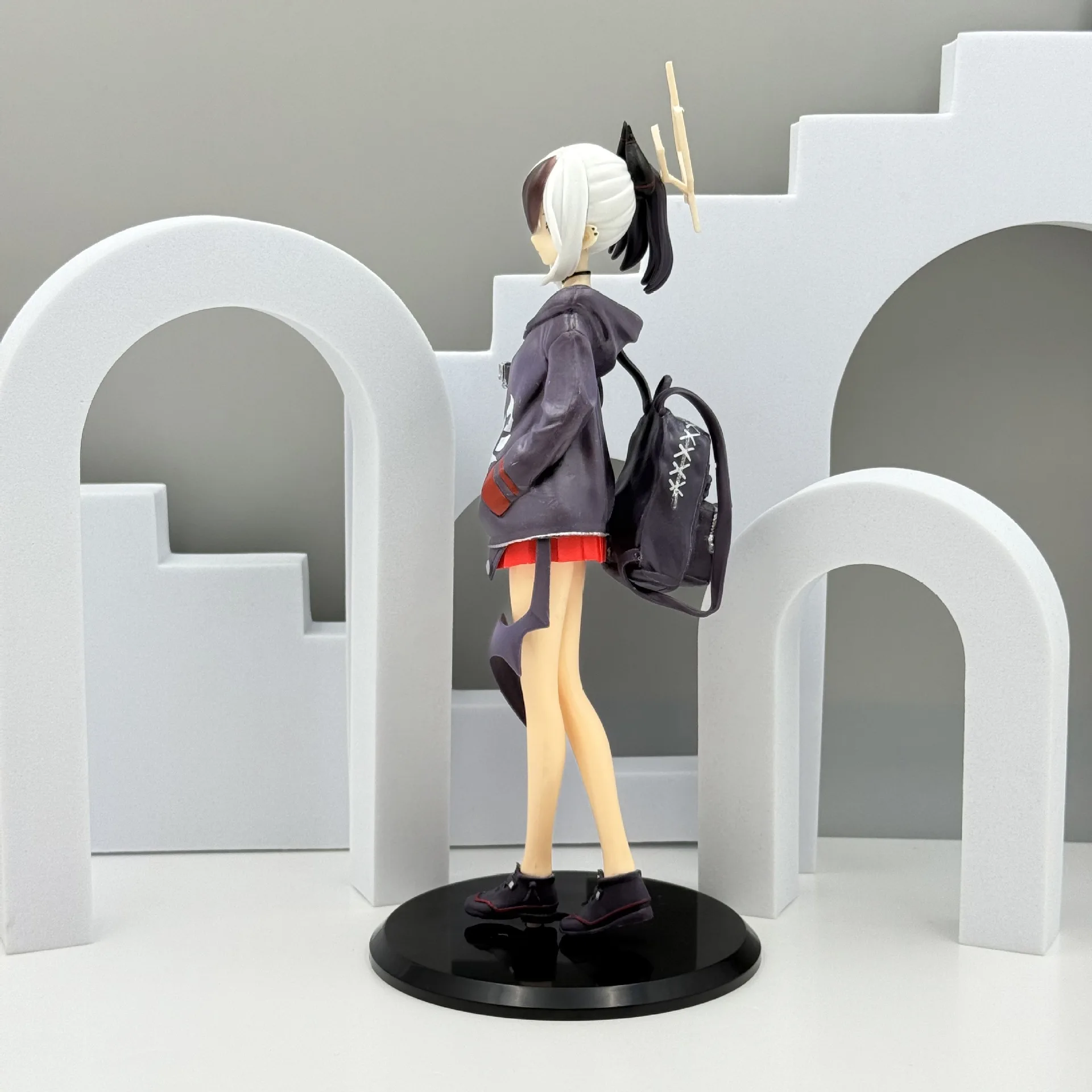 23 センチメートルブルーアーカイブ木鹿佳子立ちショルダーバッグアニメ手作りアクションフィギュアデスクトップケース装飾飾りギフト