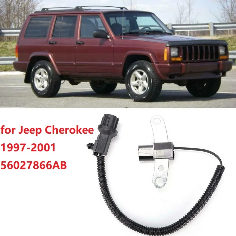 Car Crankshaft Position Sensor Accessory for Jeep Cherokee 1997-2001 56027866AB