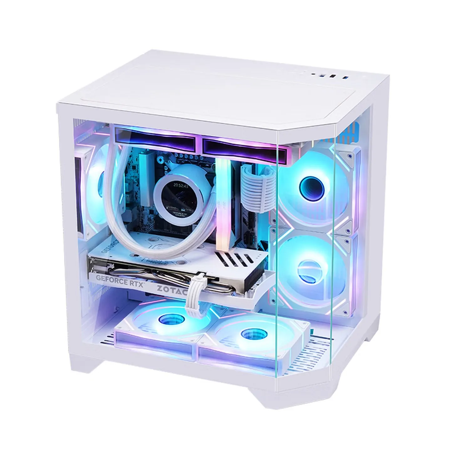 WJCOOLMAN Dreamer Mini Full Side Transparent Sea View Room Computer Desktop Case MATX Case Supports 240 Water Cooling