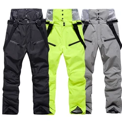 New Unisex Ski Pants Waterproof Windproof Snowboard Wear Winter Sports Warm Snow Outdoor Pants Women Men Skiing Trousers
