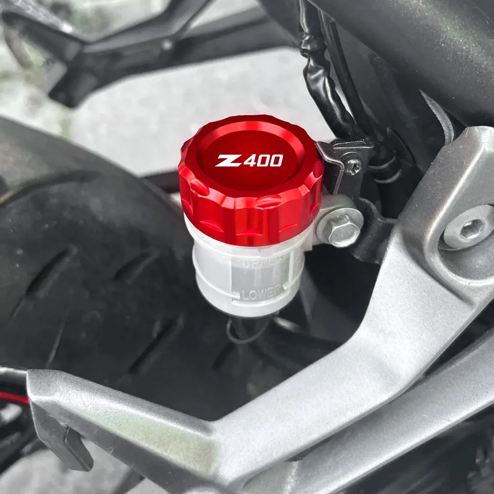 

For Kawasaki Z250 Z400 Ninja 400 250 Motorcycle Accessories Master Cylinder Oil Fluid Cap Rear Brake Reservoir Oil Cap Cover