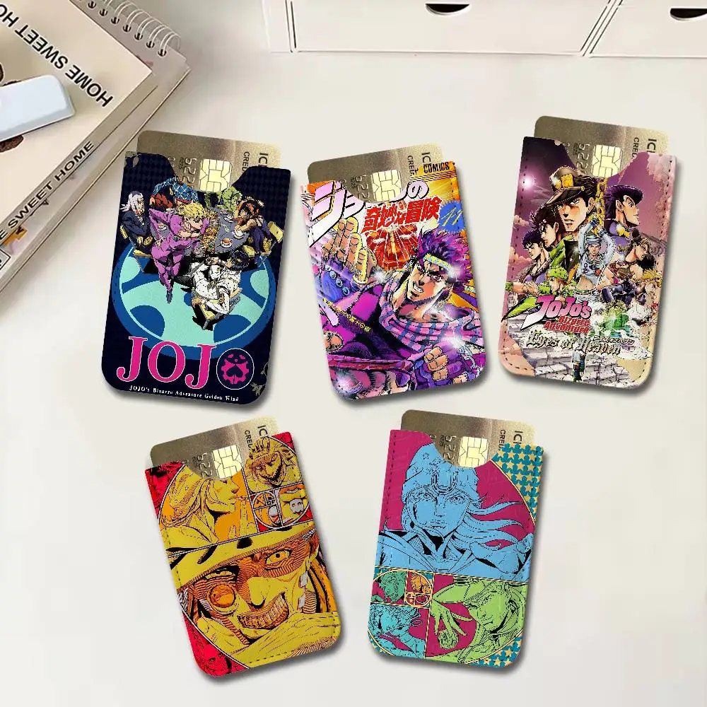 Adventure Anime Jojo Bizarre Adventure Light and thin mini bag small and portable bus card protective leather case