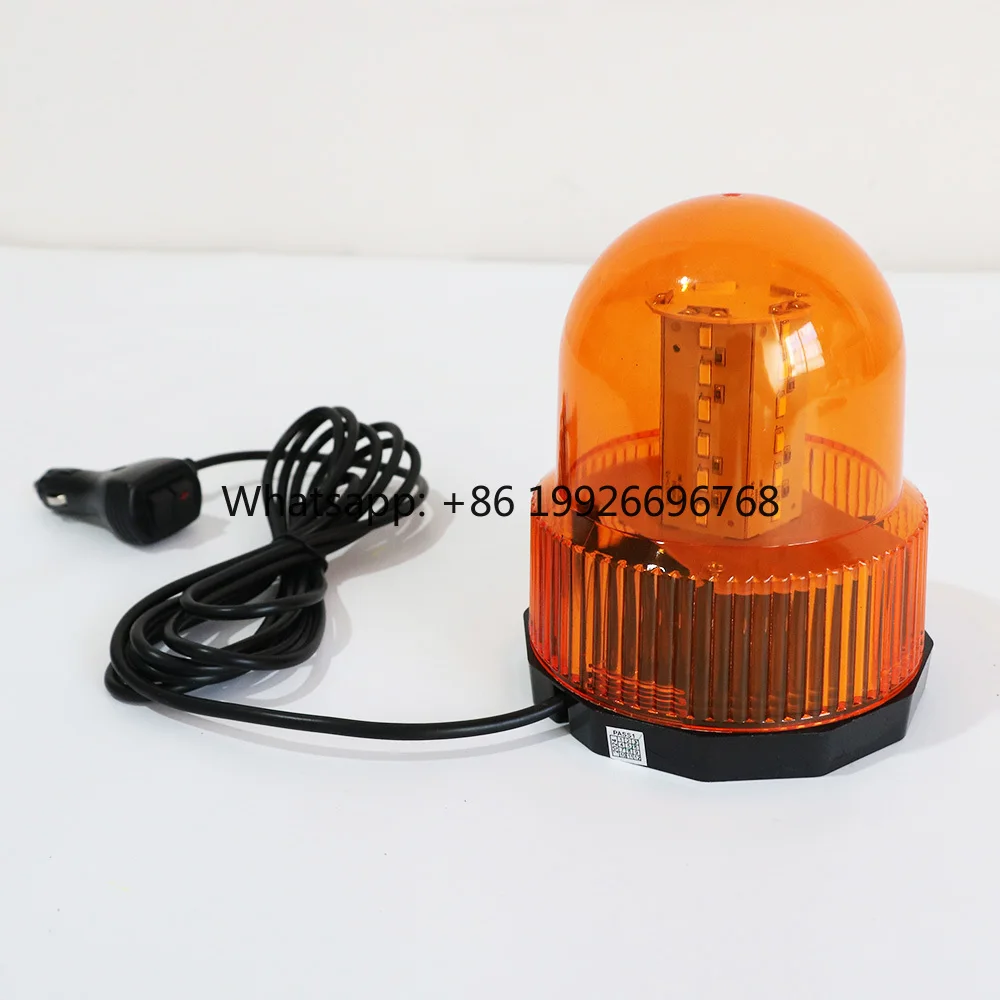 

Новый аварийный светодиодный сигнальный маячок (желтый проблесковый маячок) для дорожной безопасности, магнитное крепление, вращающийся мигающий свет