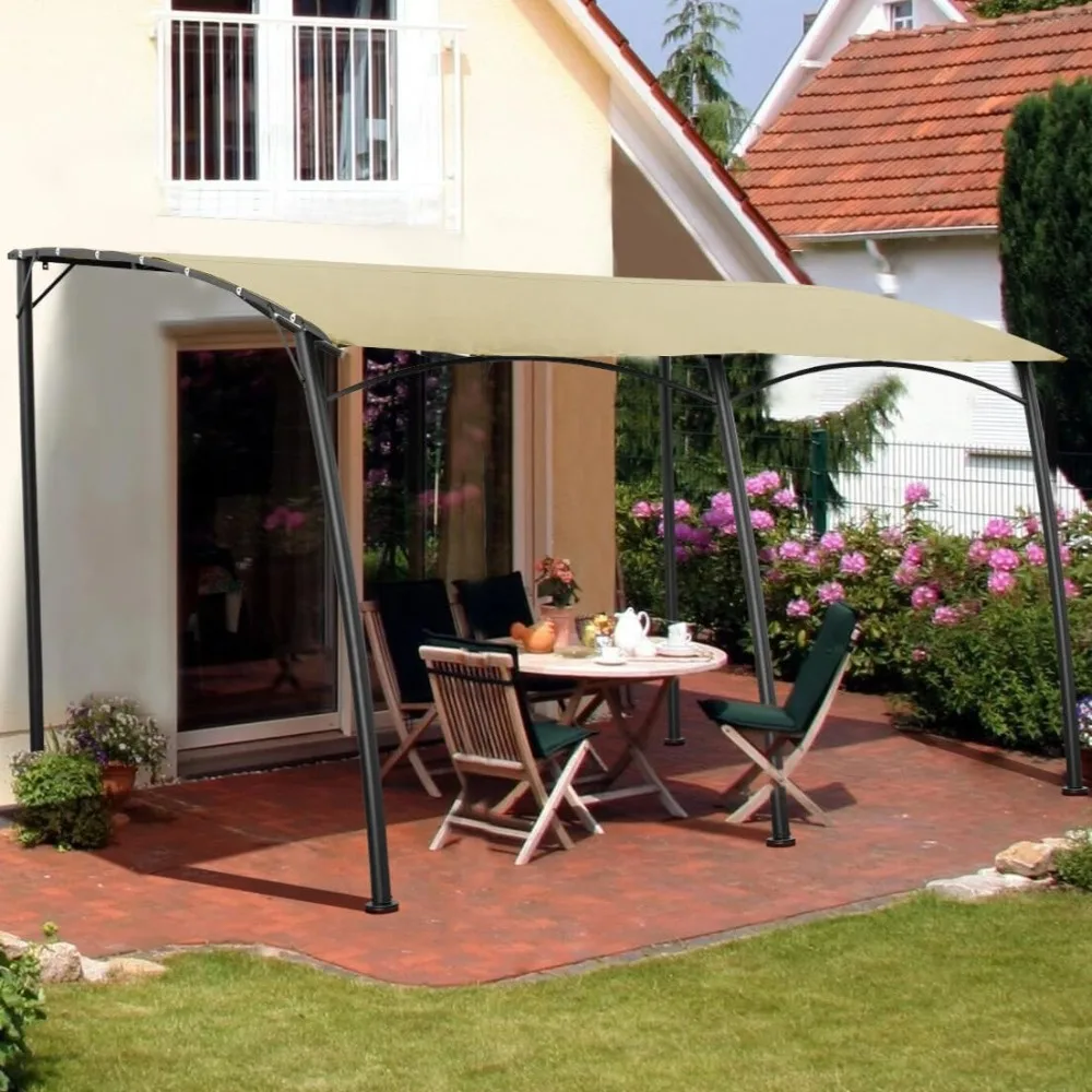 

13'×10' Patio Awning, Wall Mounted UV Block Sunshade Porch Awning for Patio, Pergolas and Gazebos on Clearance, Patio Awnings f