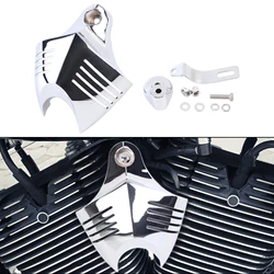 Mptprcycle Chrome Twin Horn Cover Cowbell For Harley Big Twins V-Rods 1992-2020