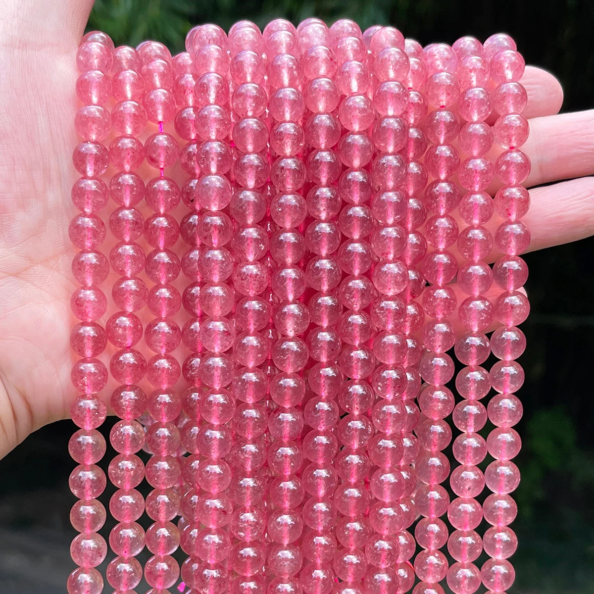 6mm 8mm 10mm Natural Clear Quartz Amethyst Rose Quartz Citrine Loose Beads for DIY Jewelry Making Bracelet Necklace Chakra Gifts