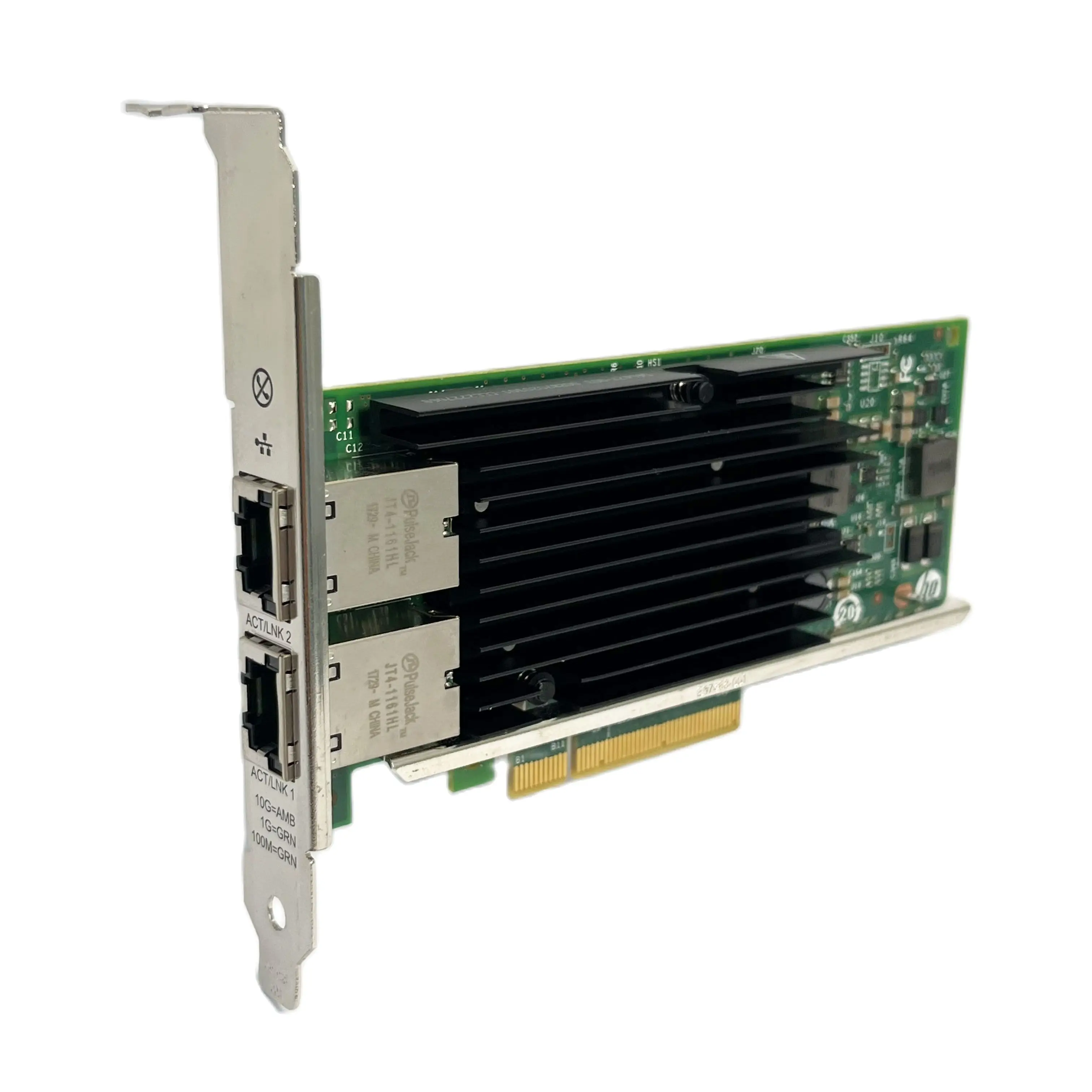 X540-T2 Intel X540 Chipset PCIe x8 Dual Copper RJ45 10Gbps Port Ethernet Network Card Compatible