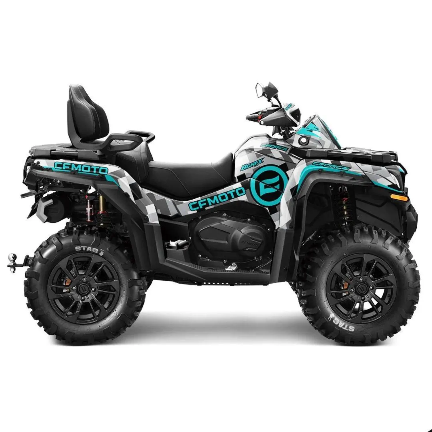 Body Fairing Sticker Decal Protective Quads / Atv 4x4 Full Graphic Kit For CFMOTO CFORCE 800 850 1000 2018-2023 G2 Design-14