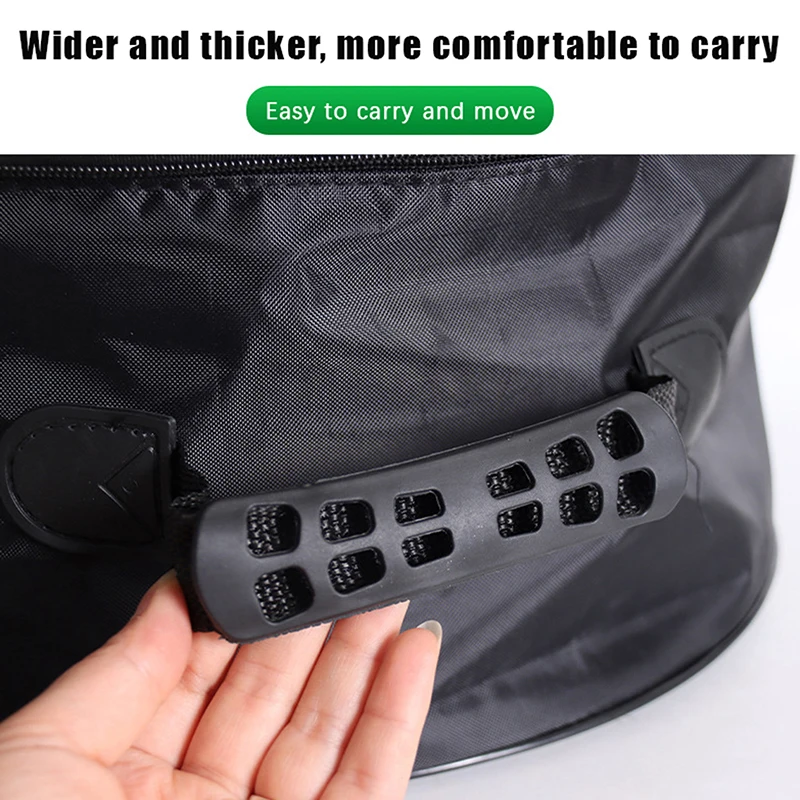 Electric Vehicle Charging Cable Bag Car Charger Cable Storage Bag Auto Trunk Organizer Waterproof Charger Cable Handled Bag