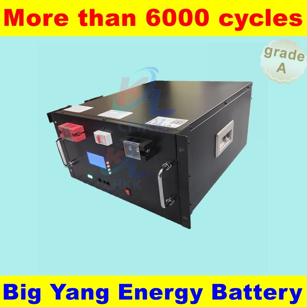 LiFePO4 48V 200Ah Battery Pack 51.2V 100Ah 120Ah 50Ah Lithium Battery 6000+ Cycles for Home RV Solar Off-Grid 48V LiFePO4 NO Tax