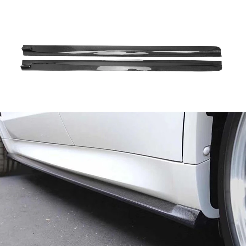 X5M 3D Design Carbon Fiber Side Skirts For BMW F85 X5M F86 X6M 2014 UP car Side extension Decoration