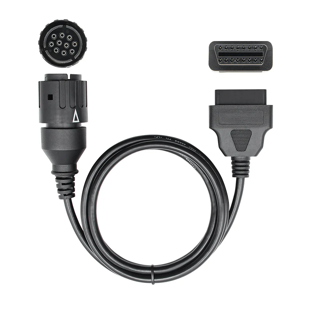 Cable for BMW 10PIN ICOM D Cable ICOM-D Motorcycles Motobikes 10 Pin Adaptor 10Pin To 16Pin OBD2 I-COM Diagnostic Cable