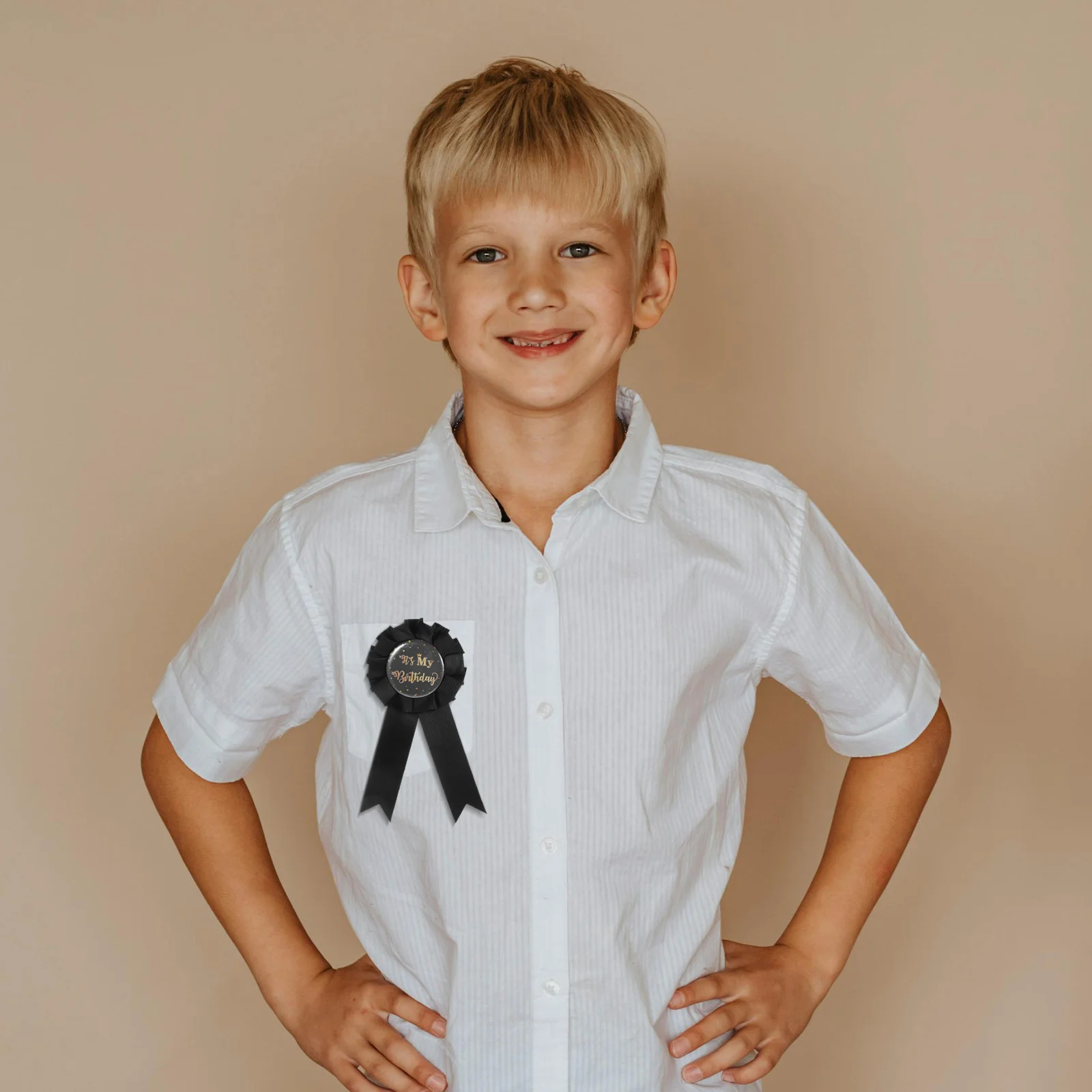 

Birthday Badge Pin It's My Birthday Stylish Iron Tinplate Reusable Brooch Party Decoration Accessory for Women Men