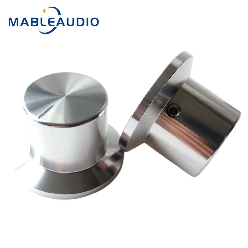 1 Stück 38x26x25mm Aluminium legierung massiver Kugel knopf Gitarren effektor Volumen potentiometer Hifi Sound verstärker Ton knopf – Detail 6
