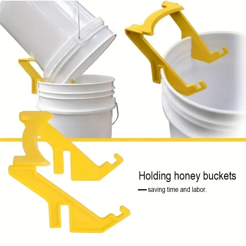 1 Pc BeekeepingBeekeepers Tool Plastic Bee Honey Bucket Rack Frame Grip Holder