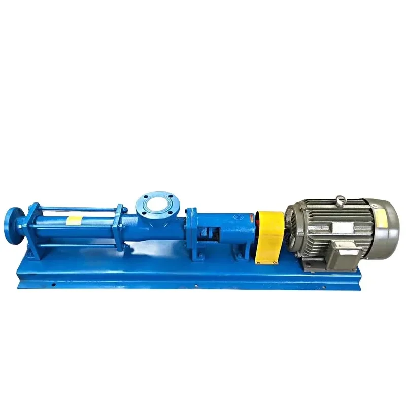 Sludge Screw Pump, Industrial Sewage Transfer Pump, G-type Single Screw Pump Manufacturer