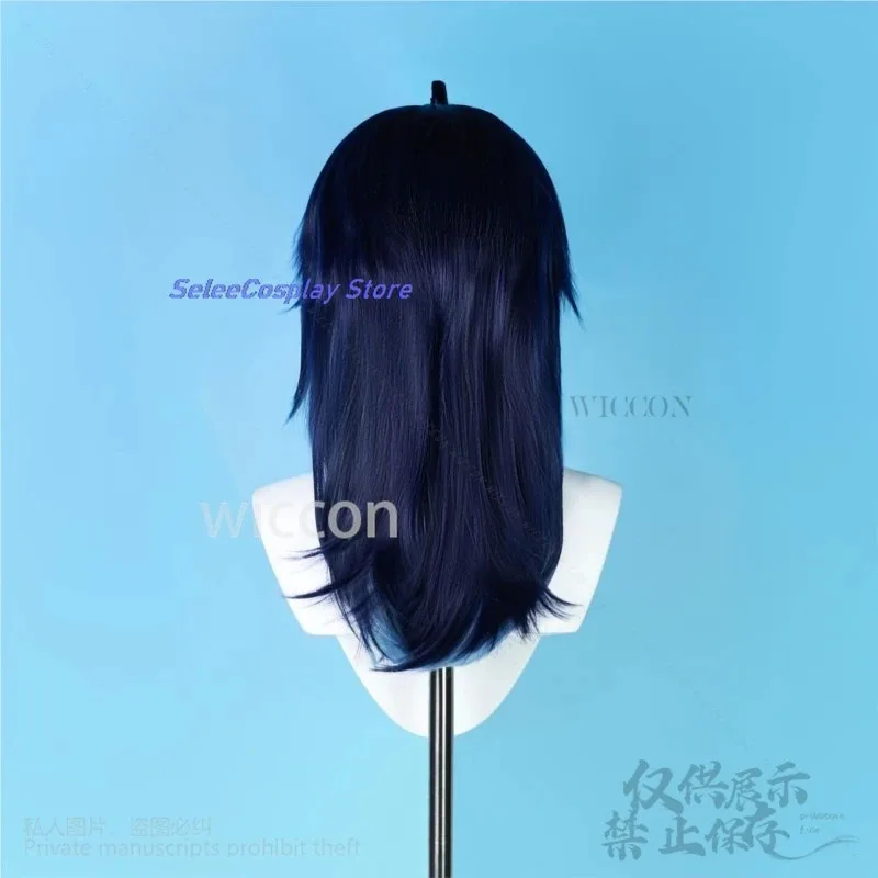 อะนิเมะ Genshin Impact คอสเพลย์ Ororon เครื่องแต่งกายสีฟ้าสีเขียววิกผมสังเคราะห์ทนความร้อนผมฮาโลวีน Christmas Party ที่กําหนดเอง