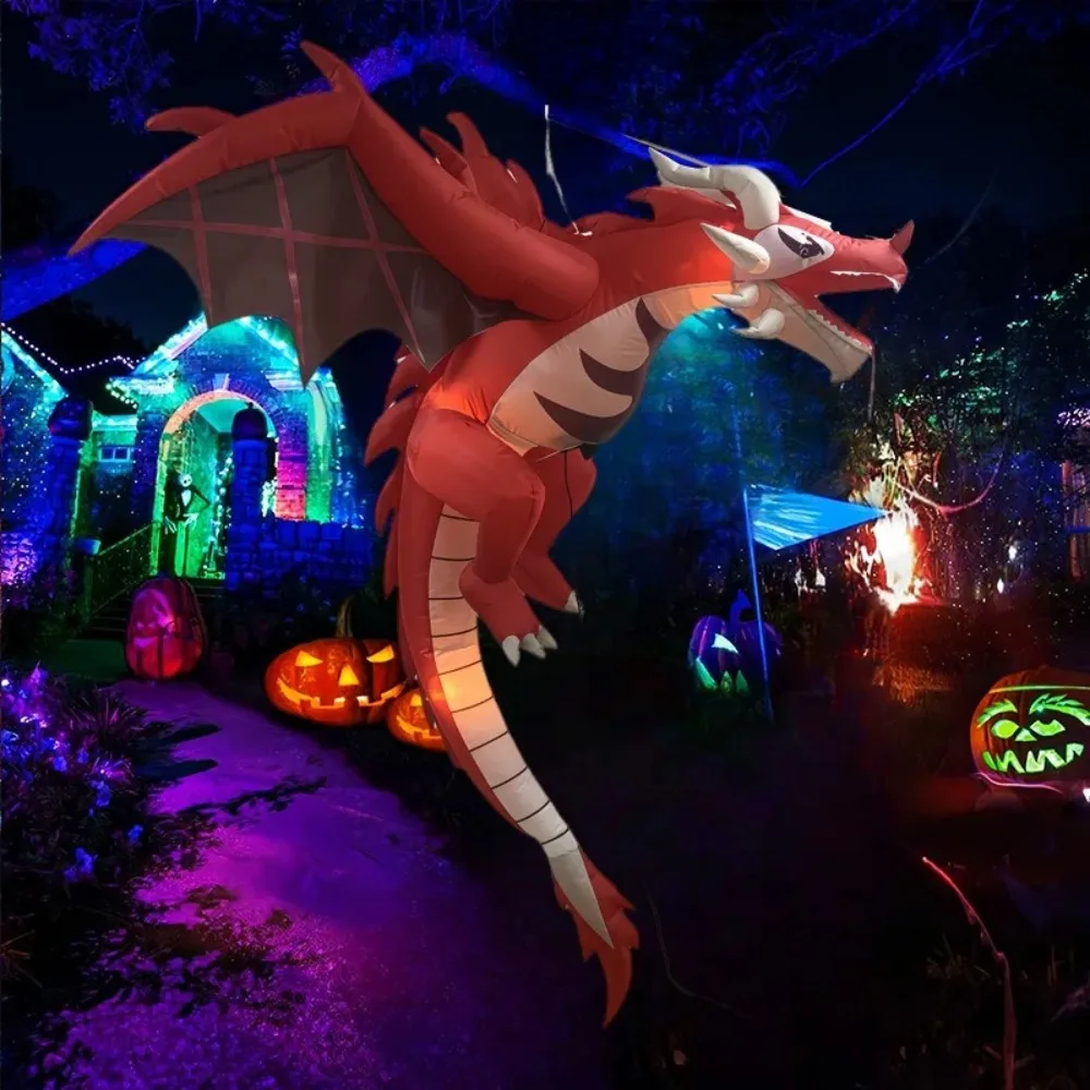 halloween-party-5-feet-flying-dragon-polyester-inflatable-model-evening-party-atmosphere-sense-pendant-family-inflate-decoration