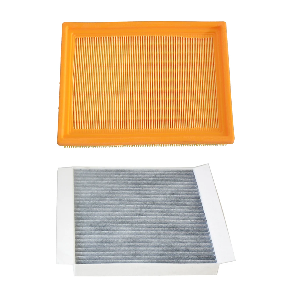 

2Pcs Air + Cabin Filters Kit For MG GT 1.5L 2014- ROEWE 1.5 L 360 2015- 360 PLUS 2017- 50016901 10238746 Car Accessories