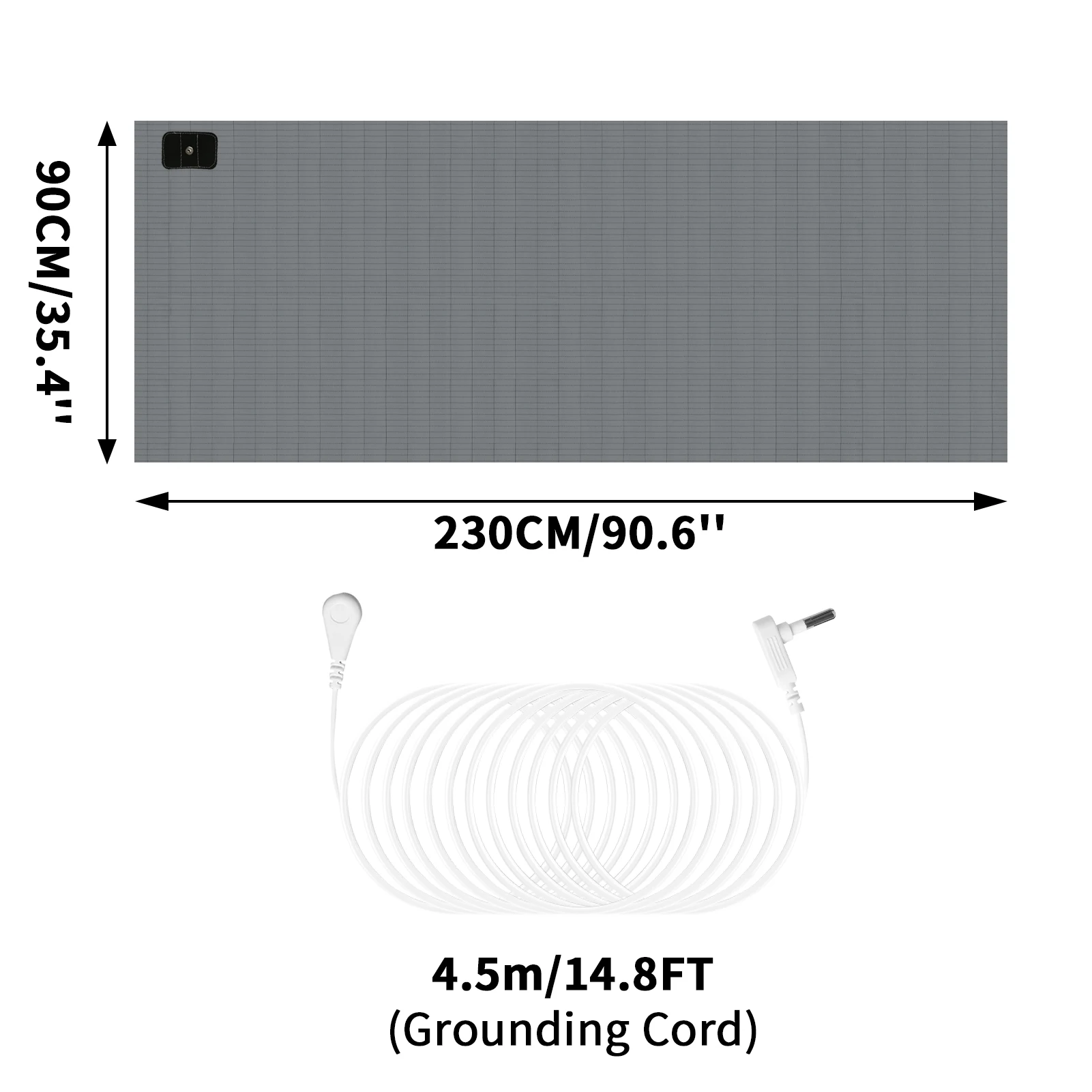 90x230CM Grey