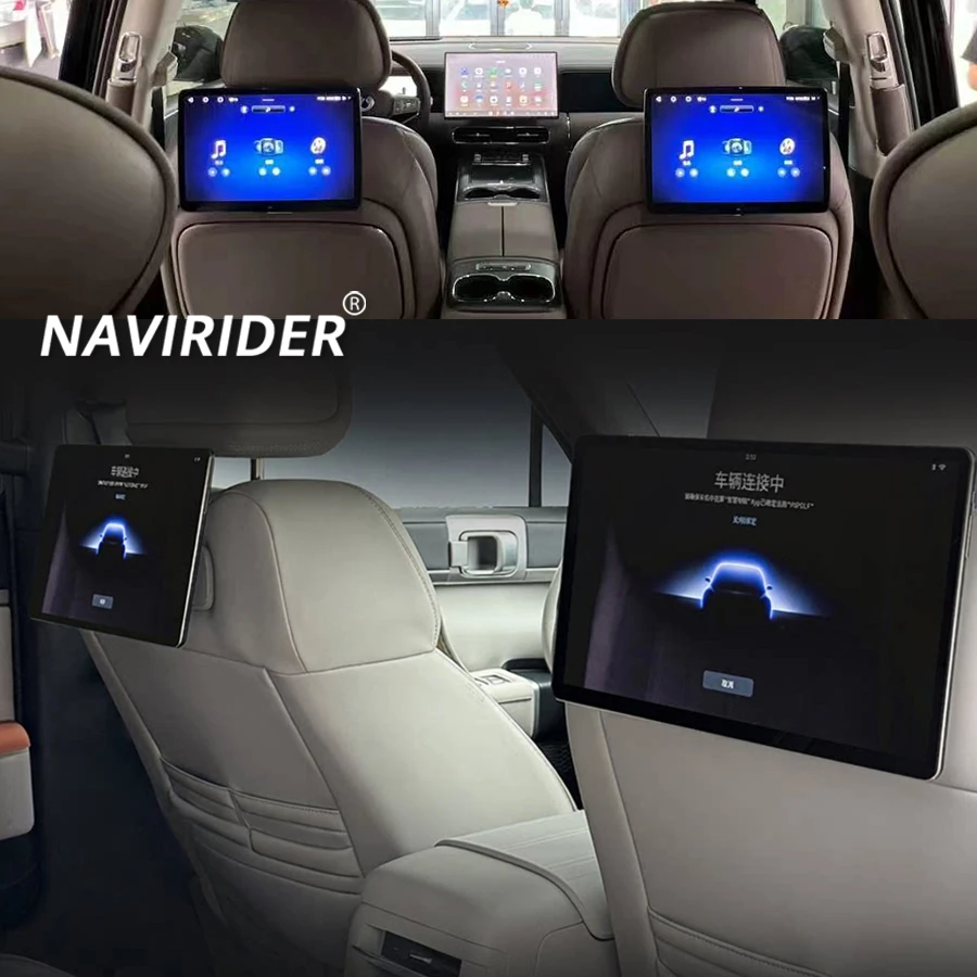 14inch For Fangchengbao Ti7 S Bao5  Bao8  Ti9  Android Car Headrest Touch Screen Car Tablet Seat CarPlay Multimedia Video Player