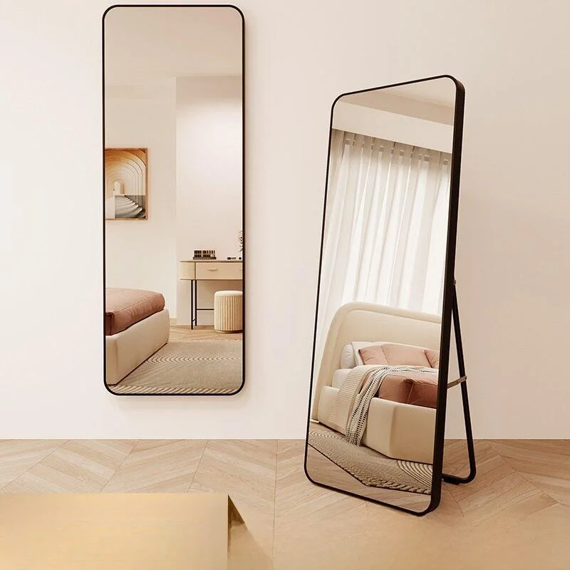 full-body-mirror-wall-mounted-bedroom-female-style-home-use-simple-popular-floor-standing-mirror-customizable-with-light