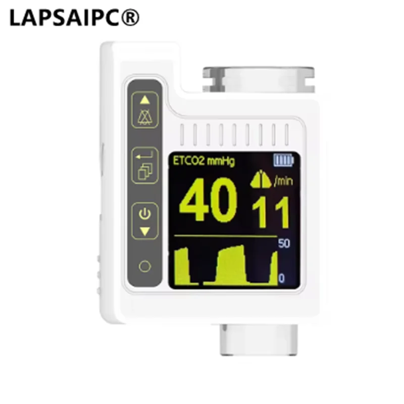 Gas Detector, Carbon Dioxide Tester, Visible Carbon Dioxide Detector, End of Breath Module For Pet Use Accessories Clinic
