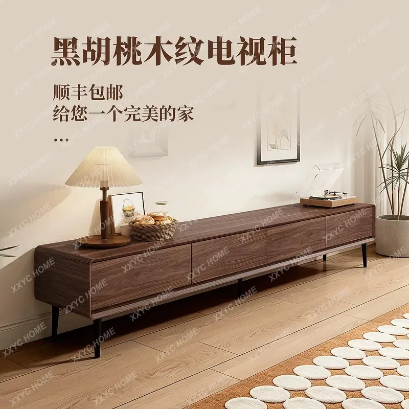XXTV Stand Coffee Table Set Retro Style Living Room Storage Cabinet Modern Simple Media Console