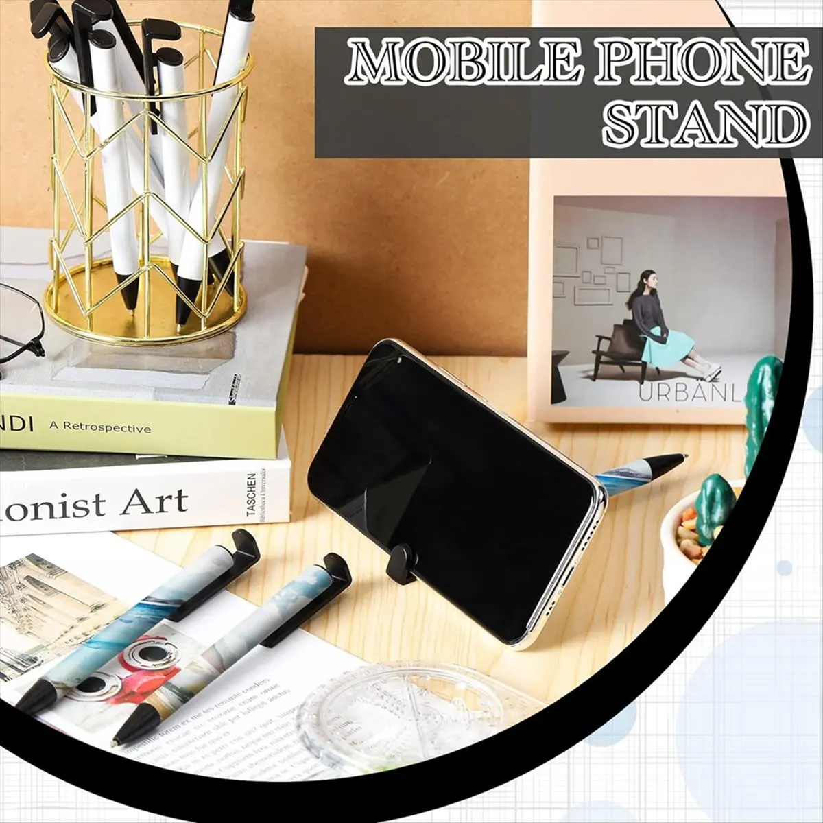 

Набор для сублимации YHYS: 22 заготовки для ручек с термоусадочными чехлами и подставкой для телефона, алюминиевые заготовки для сублимации