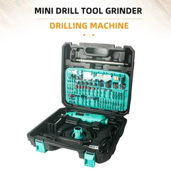 220V/110V Mini Electric Drill Multifunction Drilling Machine Carving Drill Engraving Cutting Accessories Power Tools for Dremel