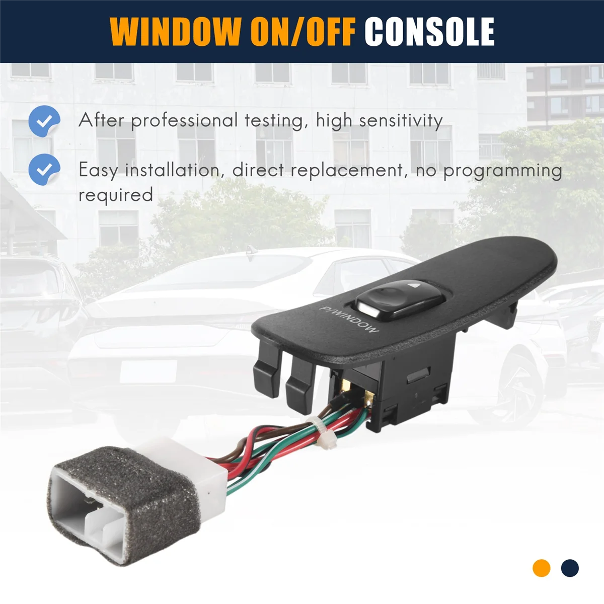 Electric Window Switch Console for Hyundai H100 2002-on 7 Pins 93692-43600 Window SwitchJAS