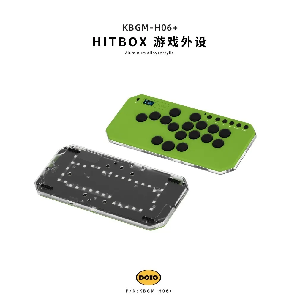 DOIO KBGM-H06+ Mechanical Keyboard Wired HITBOX Portable for