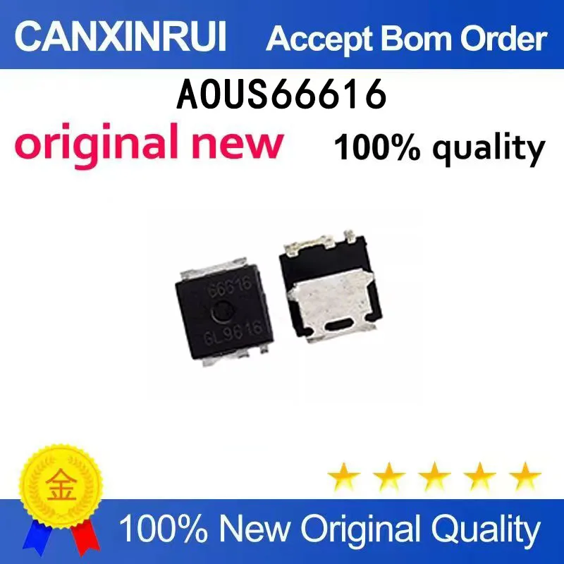 

(5-100 PCS) Brand new original AOUS66616 silk screen 66616 spot chip IC
