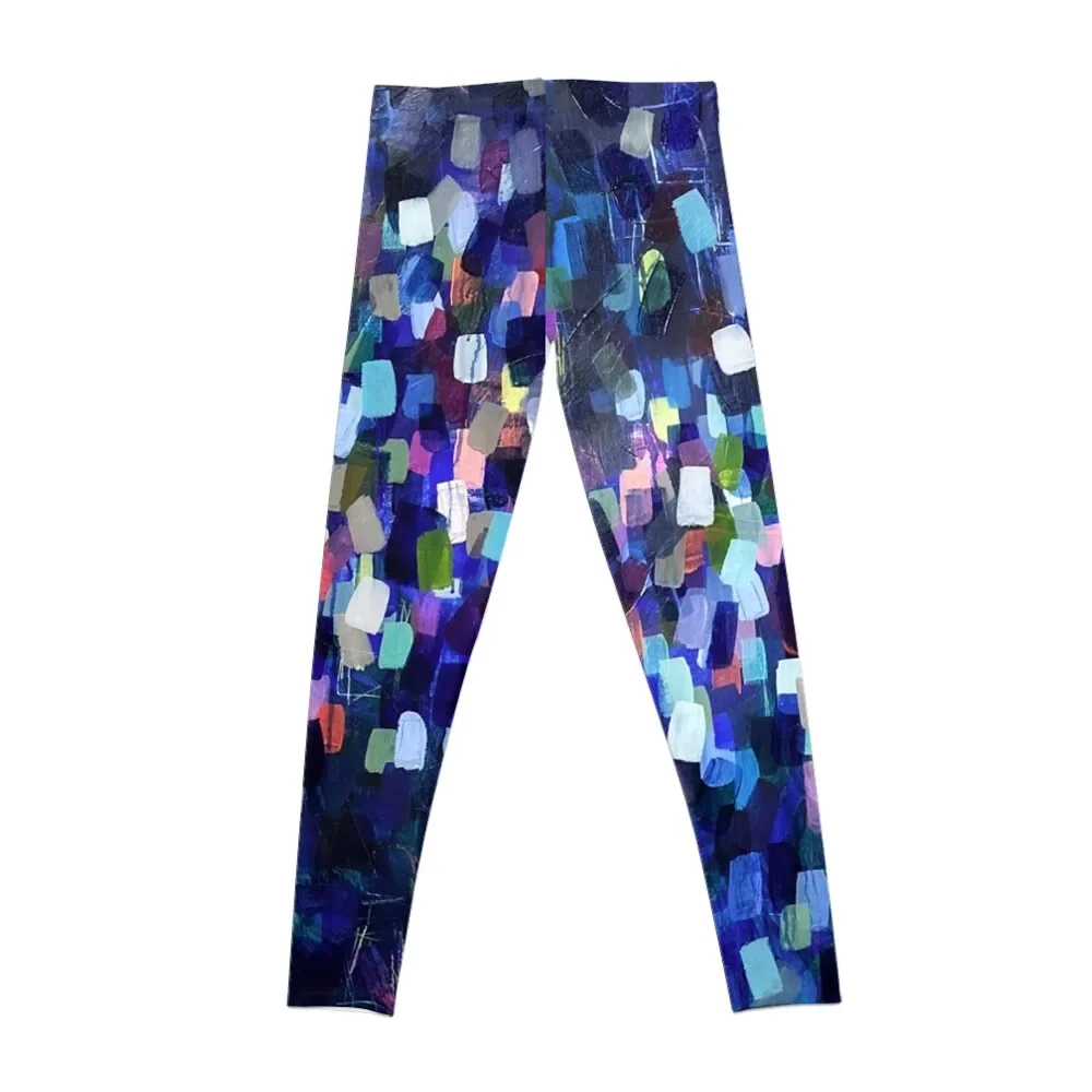 Cue the Confetti Leggings sporty woman push up legging pants raises butt Womens Leggings