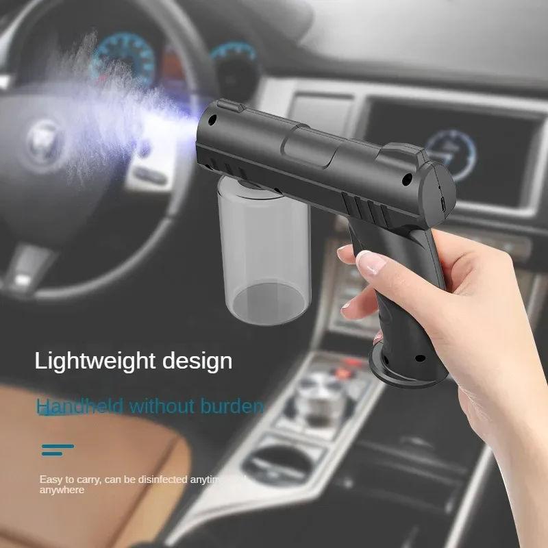Hot Selling Handheld Verneveling Spuitpistool USB Opladen Thuis Blauw Licht Nano Desinfectie Draagbare Alcohol Desinfectie Pistool