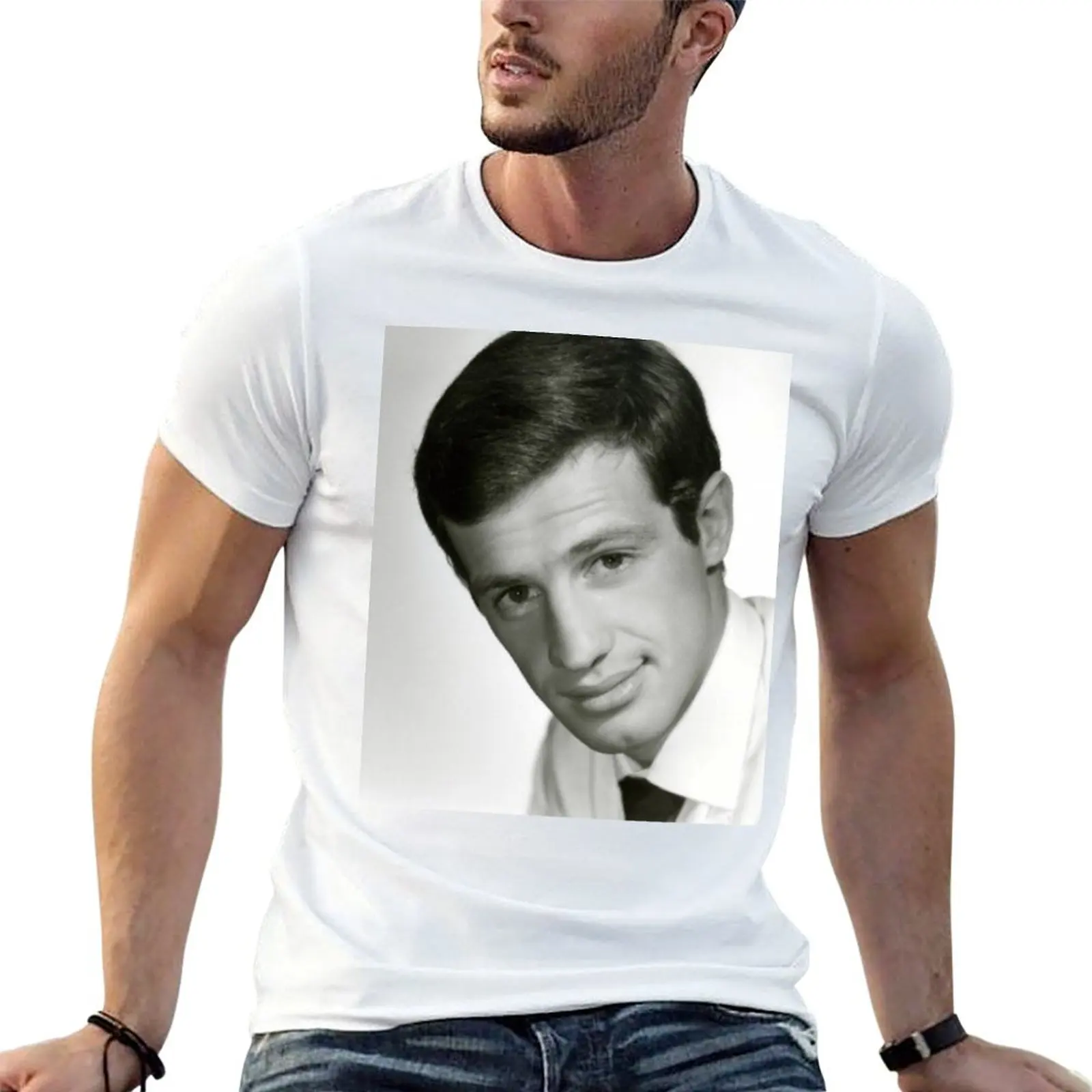 Camiseta Jean Paul Belmondo, camisetas de diseñador para hombre, camisetas de marca de lujo de alta calidad, camiseta 100% algodón