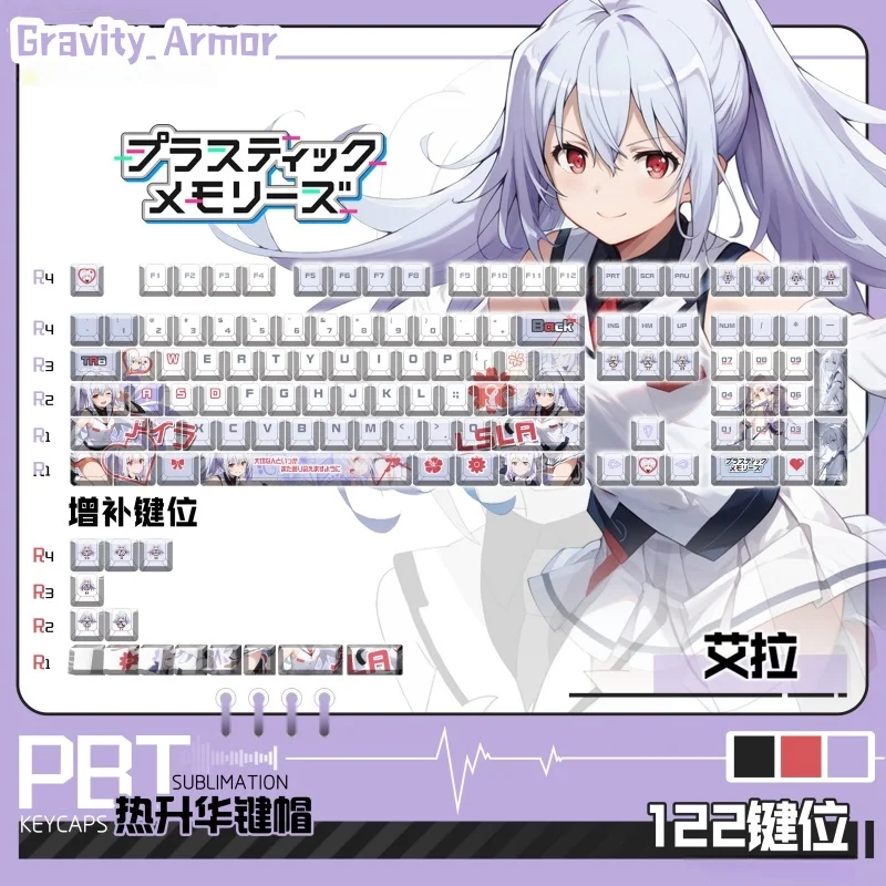 

Plastic Memories Error Isla Anime Themed Keycaps 120 Keys Cherry Profile Mechanical Keyboard Games Cartoon Holiday Gifts Keycaps