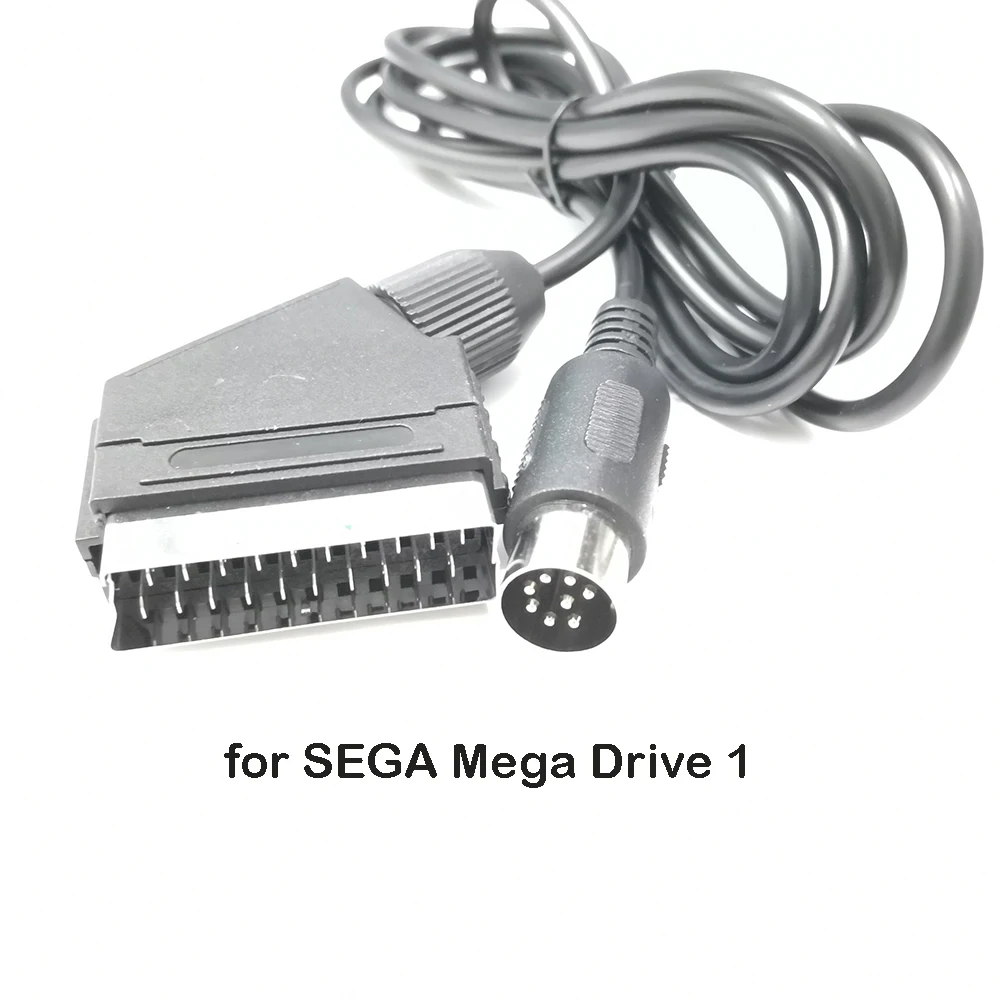 

for SEGA Mega Drive 1 Scart Cable Splitter MD 1 RGB Convert Wire PAL V-Pin EU AV Cord Adapter for Genesis 1 Audio Video Line