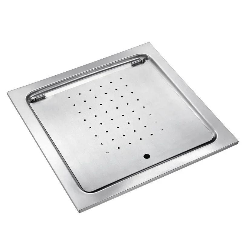 Heavy Shower Tray Style Squatting WC Pan Stainless Steel Squat Toilet Lid