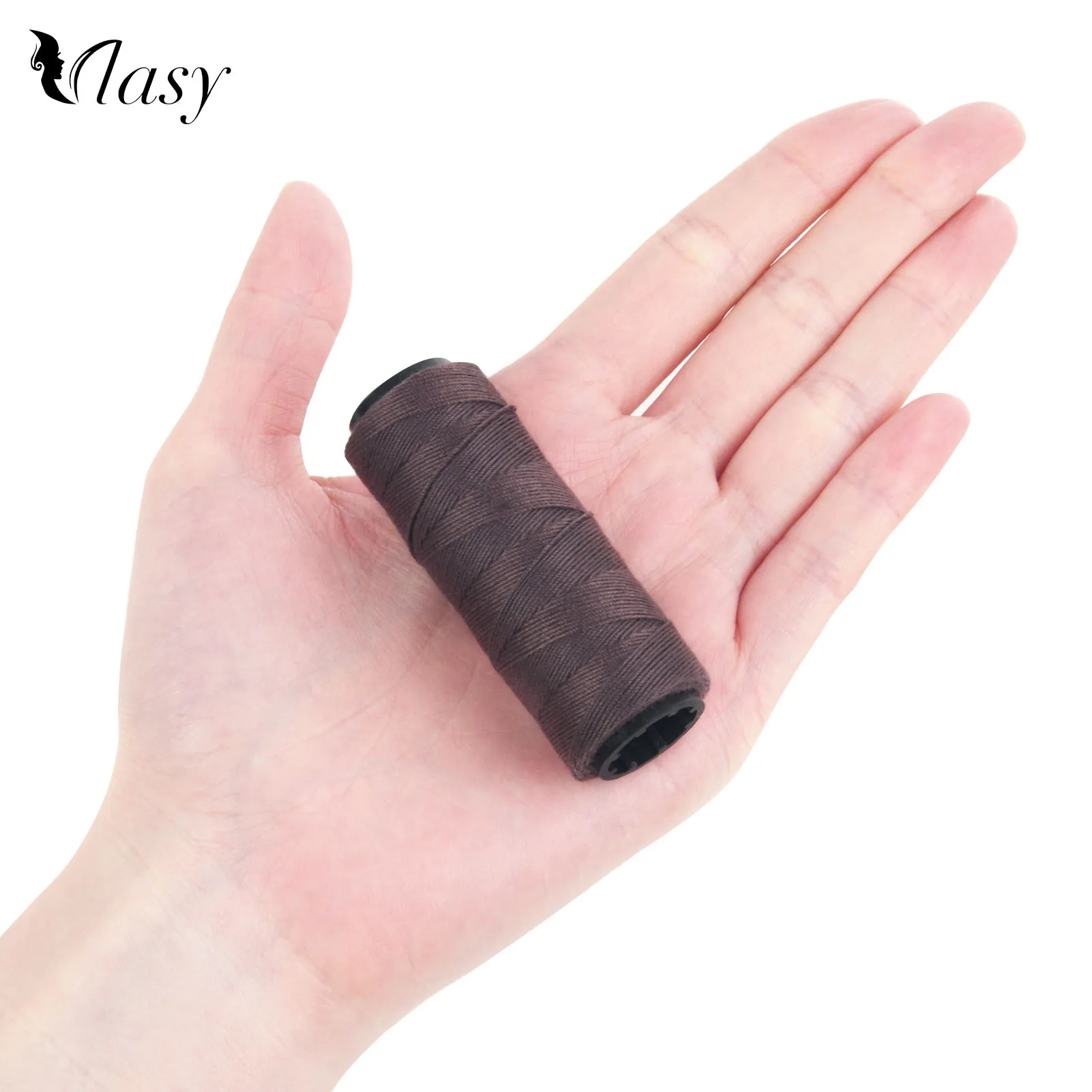 Vlasy Professional Sewing Threads Polyester Weaving Threads Using for Making Hand Sewing Hair Extensions Making Wigs DIY