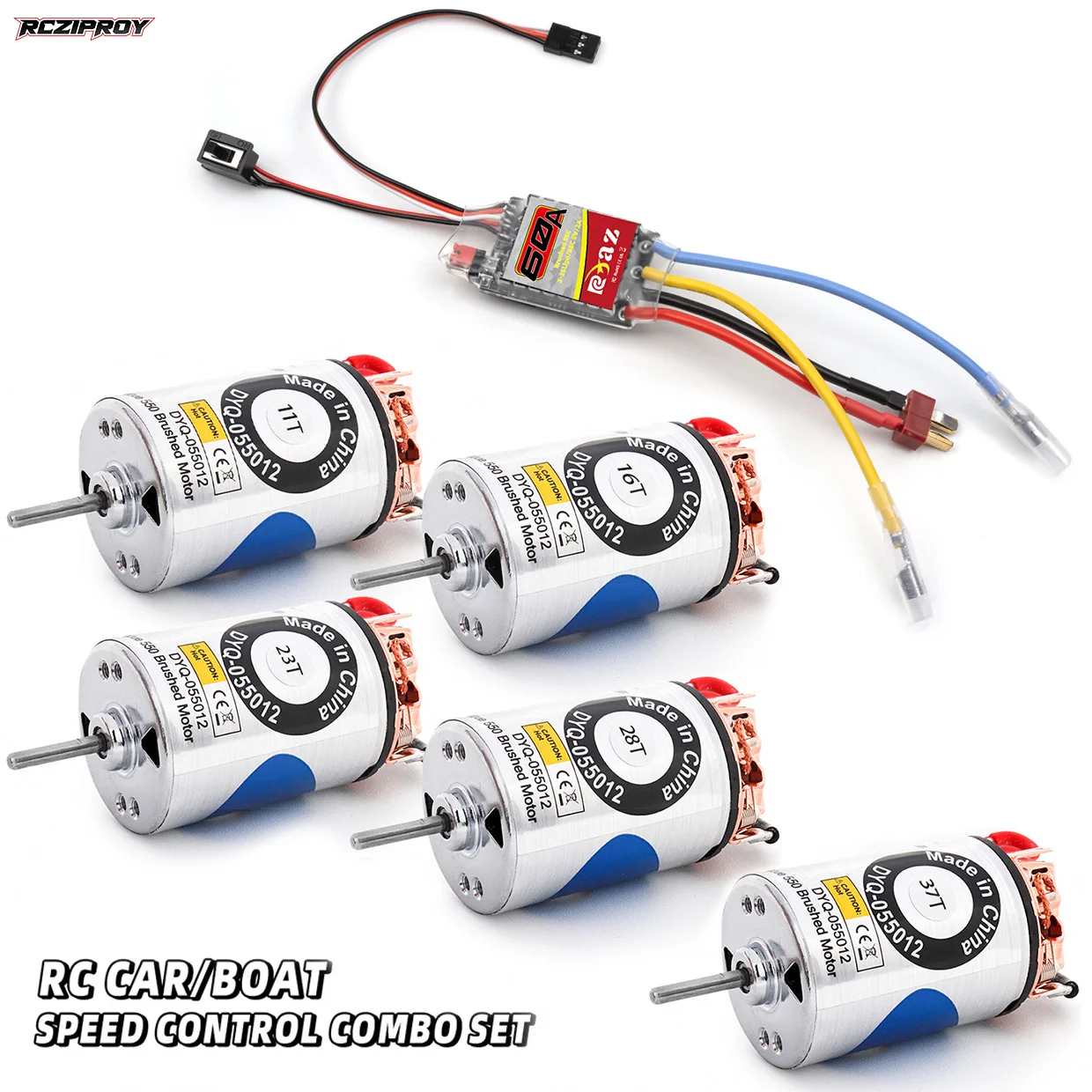 

Матовый двигатель RC 550 11T-37T с матовым регулятором скорости 60 А для 1/10 RC Crawler Axial SCX10 90046 Traxxas TRX4 D90 Hpi Tamiya arrma