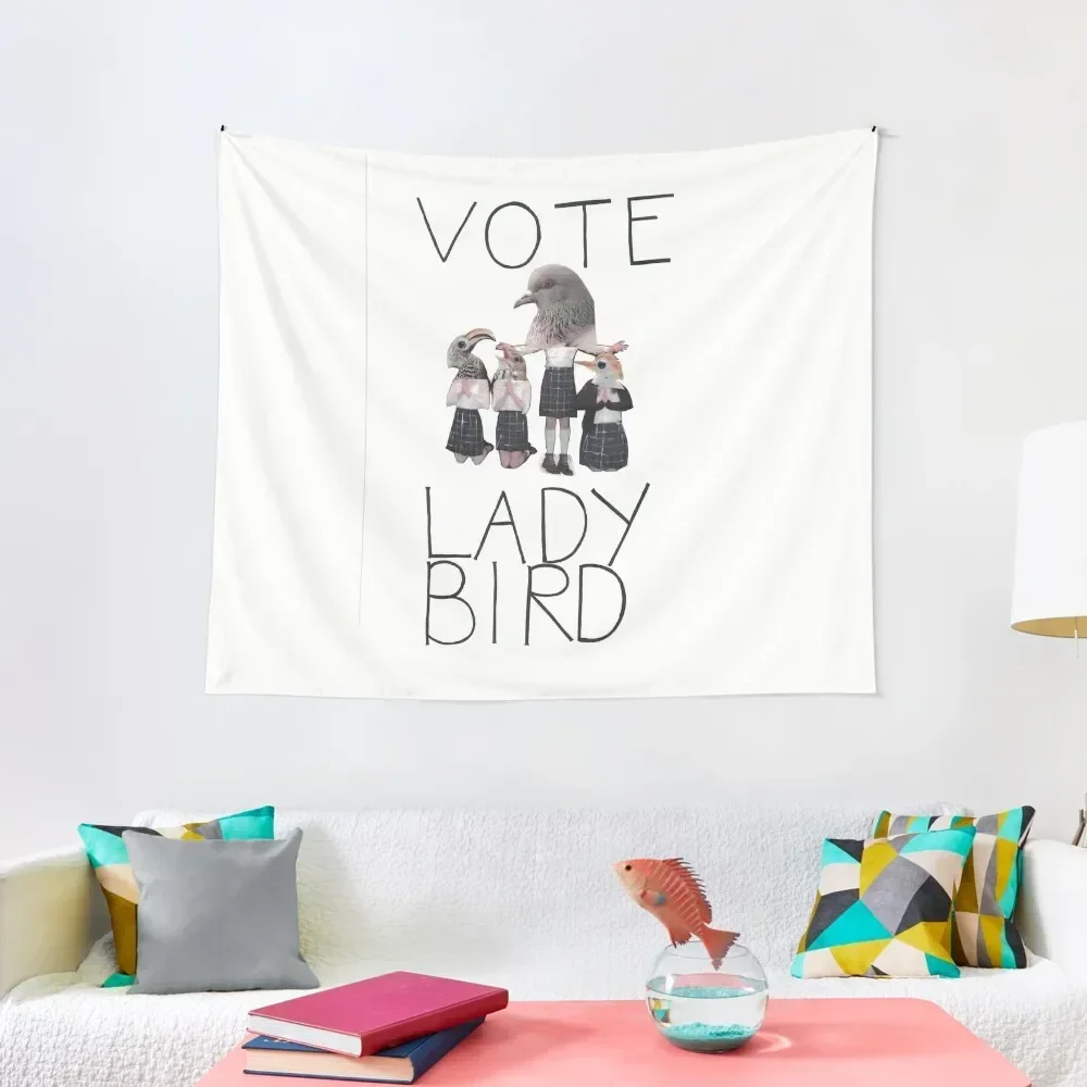 

Vote Lady Bird! Tapestry Decorations For Room Wall Hanging Wall Wall Decoration Mural Tapestry