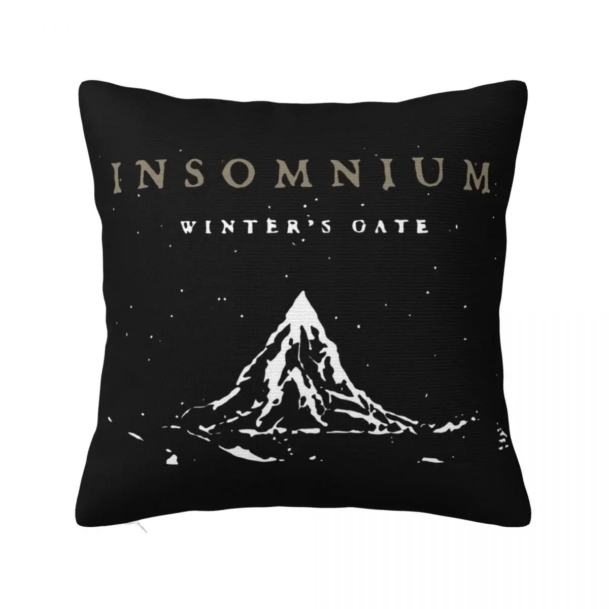 T Store Mens Short Cotton CrewInsomnium Winters Gate Band Black Rock New Sizes Formal Tops Basic Comical Pillow Case