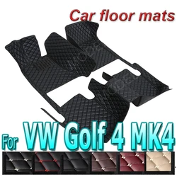 Car Floor Mats For VW Golf 4 MK4 1998~2003 DropShipping Center Auto Interior Accessories Leather Carpets Rugs Foot Pads