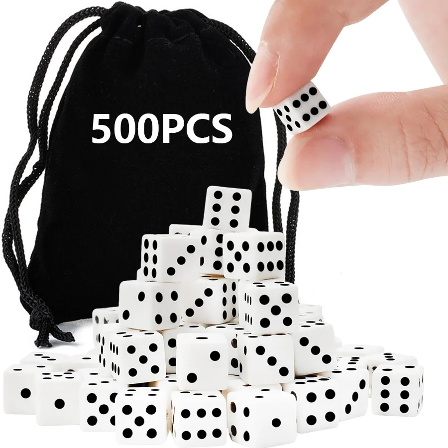 500Pcs 8Mm White Ac… - image