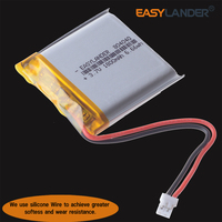 10Pcs/Lot JST 2.0 2P 804040 3.7V 1800mAh Li-Polymer Li-ion Battery Lipo 304040 404040 504040 604040 704040 904040 104040