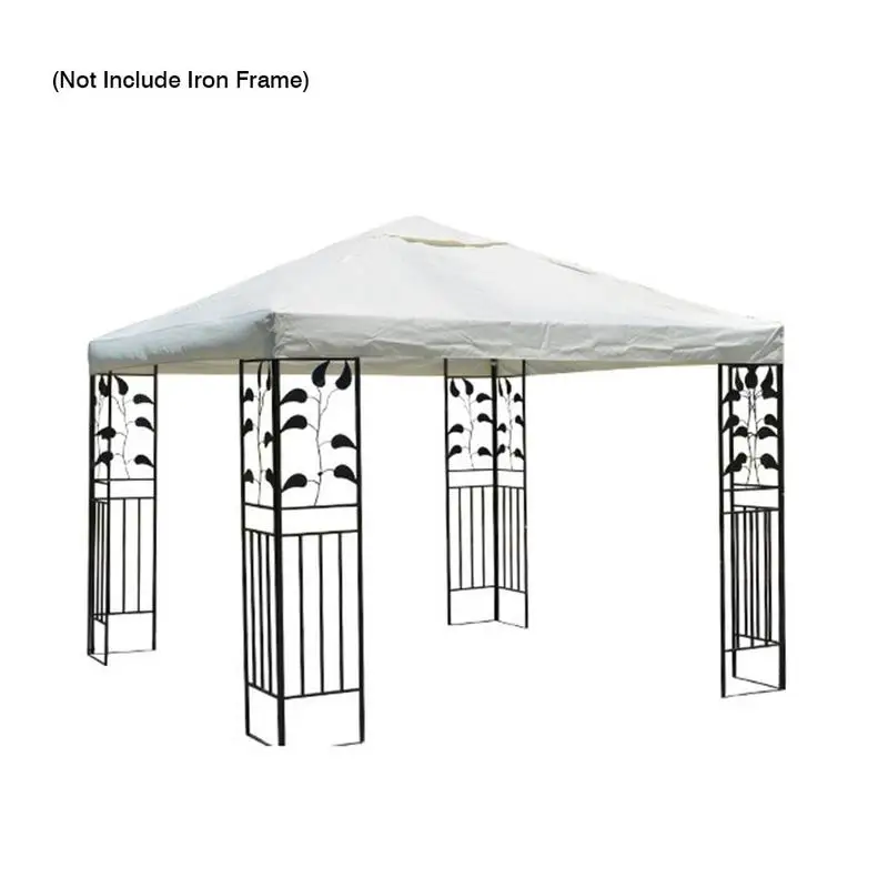 3X3 M Canopy Top Cover Replacement Four-Corner Tent Cloth Foldable UV Protection Patio Pavilion Replace Gazebo Canopy Top Cover