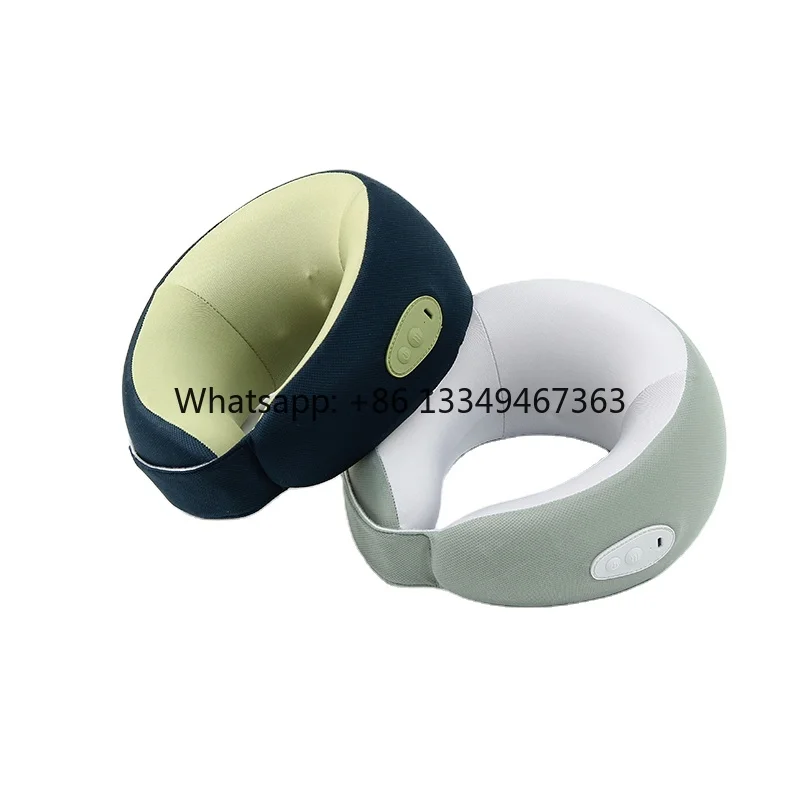 Heated Electric Shiatsu Neck Massage Pillow Kneading Vibrating Body Massager with Heat for Cervical Care