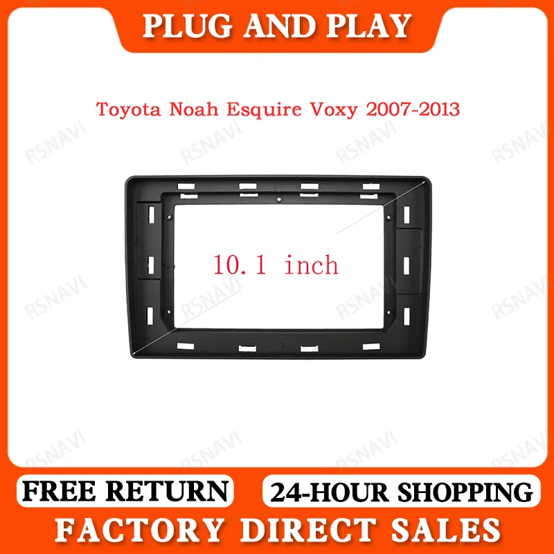 10.1 Inch For Toyota Noah Esquire Voxy 2007-2013 Car Radio Stereo Android MP5 GPS Player 2 Din Head Unit Facia Panel Frame